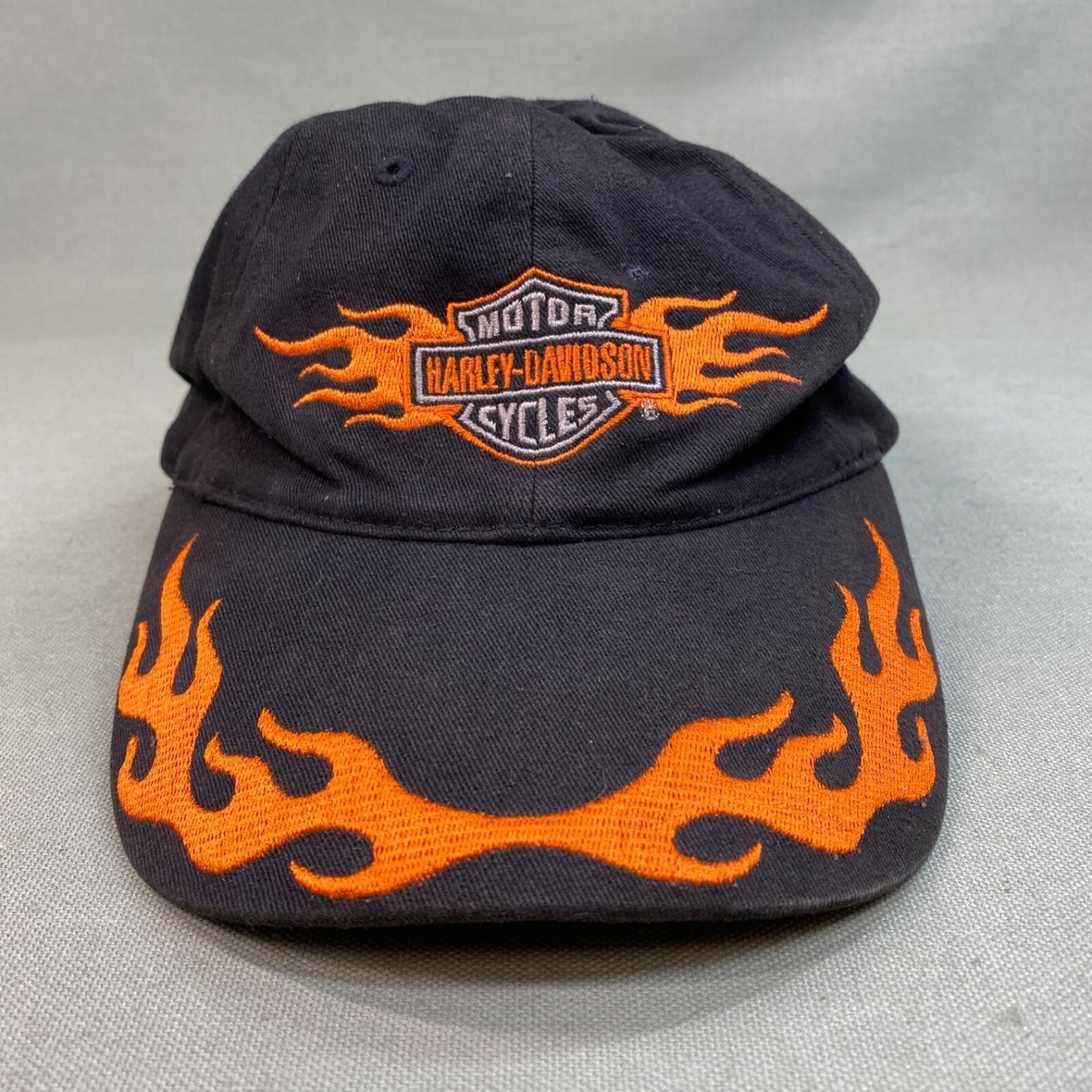 帽子 Harley-Davidson cap Harley-Davidson Motorcycles Flame Hat/Cap Embroidered Buckle