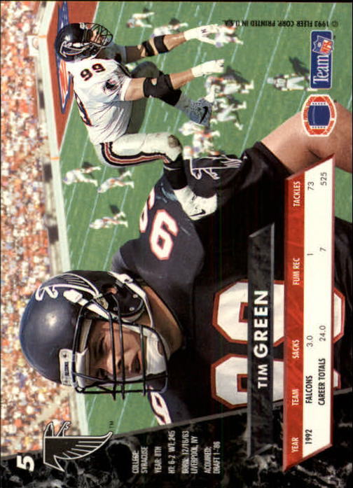 1993 Ultra #5 Tim Green - NM | eBay