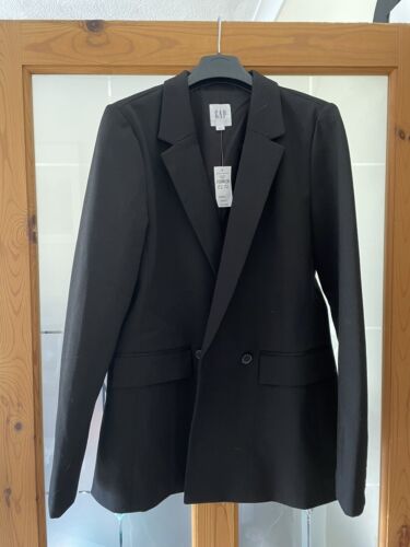 GAP Ladies Womens Blazer Style Dress Coat (Black) UK Size 10 - BNWT - Picture 1 of 15