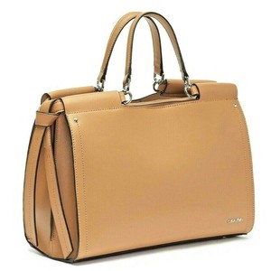 calvin klein callie leather tote