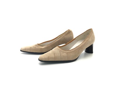 Jenny by Ara Damen Pumps Absatzschuh Stöckelschuhe Heels Beige Gr. 39 (UK 6)