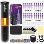 <!--F#f_0-->Tattoo Gun Kit Complete Adjustable Stroke Rotary Pen Machine With Needles Ink<!--F/-->