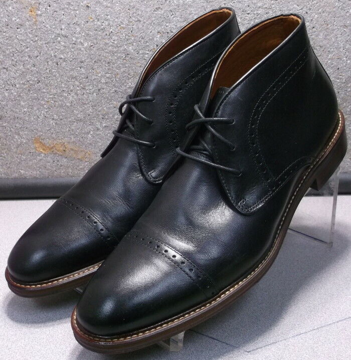 203875 ESBT50 Men's shoes Size 11 M Black Leather Boots Johnston & Murphy 203875 ESBT50 Men's shoes Size 11 M Black Leather Boots Johnston & Murphy