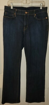 LEVIS perfect Waist 525 Bootcut Blue Denim Stretch Jeans 12 Medium