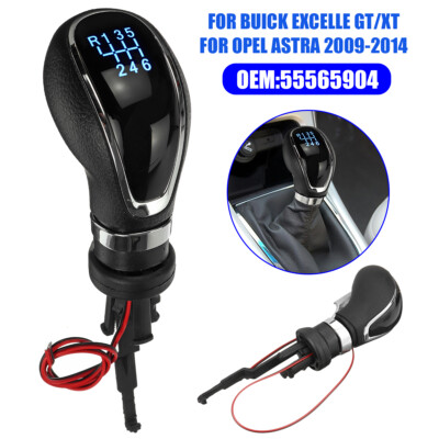 6 Speed For Buick Excelle GT/XT OPEL ASTRA 2009-14 Gear Shift Knob Shifter W LED