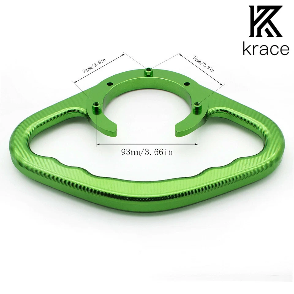 Para NINJA ZX6R 1995-1999 ZX7 ZX7RR CNC Pasajero Empuñadura Tanque Agarre Gas Tapa Aceite Foto 4 de 4