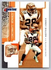 2001 Fleer Game Time #19 Corey Dillon Cincinnati Bengals
