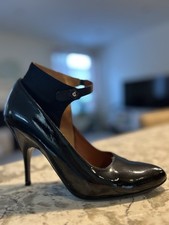 Lanvin Black Strap Heels