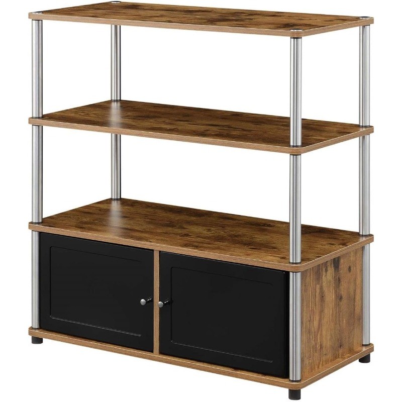 With Storage Cabinets And Shelves