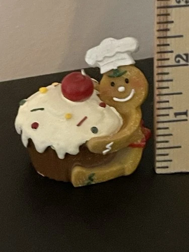 Vintage Yankee Candle Snuffer Gingerbread Christmas Ornaments image 7