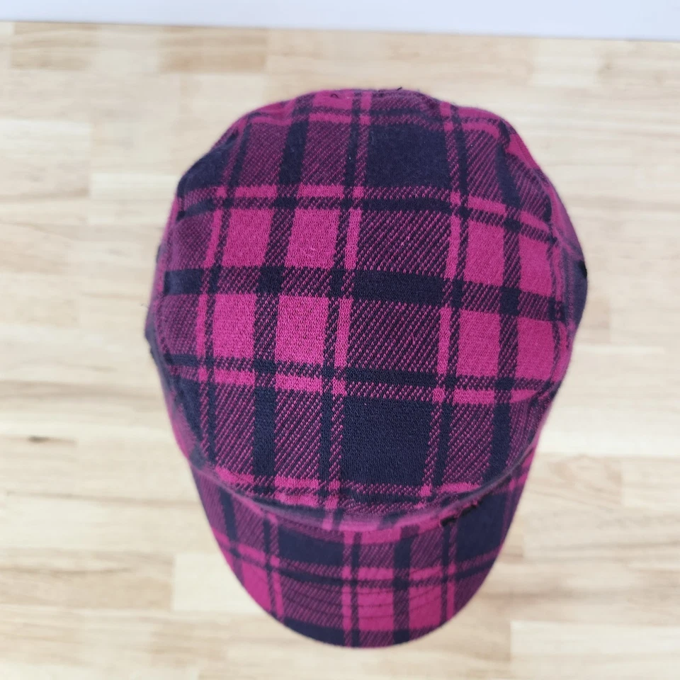 Kangol Flexfit Army Cap Twill Stitch Plaid Pink Kids Size KM/KL - Image 4 of 4