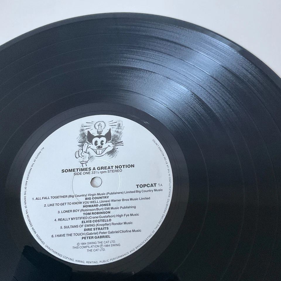 Sometimes A Great Notion - Various Artists - 1984 Topcat Vinyl LP EX Condition - Image 3 of 4