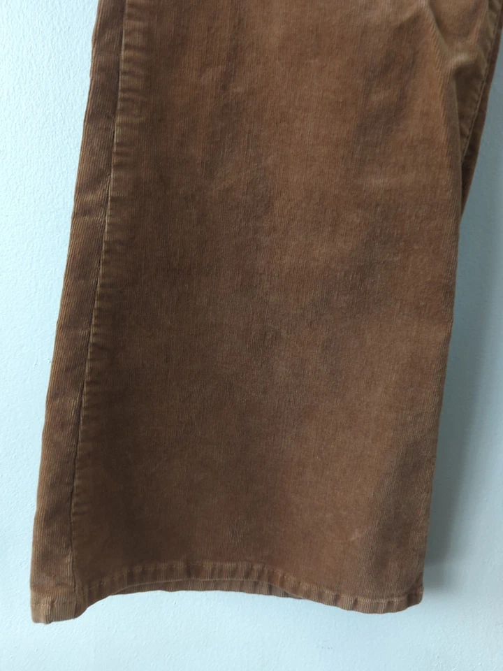 KUT From The Kloth Mujer Talla 14 Ana Fab AB Tiro Alto Acampanado Pana Óxido Foto 4 de 4