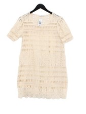 Mango T-Shirt Midi Dress S in Cream