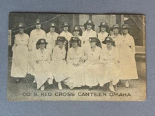 NE Nebraska, Omaha, Red Cross Canteen, Co. B. Women, ca 1910