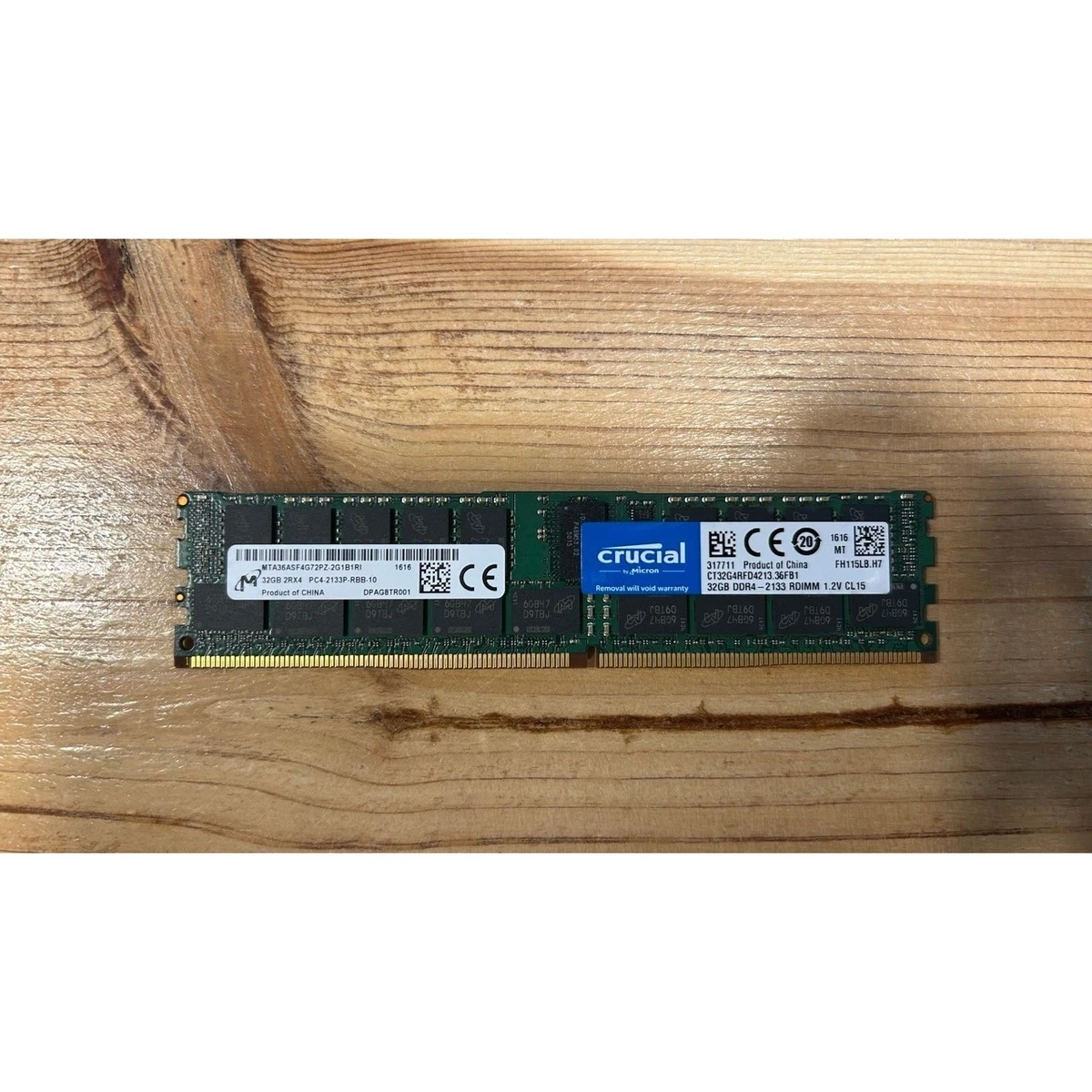 DDR4 SDRAM Crucial ECC Network Server Memory (RAM) for sale | eBay