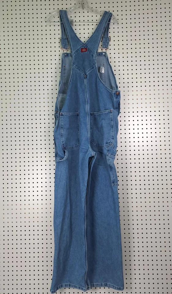 Mono vaquero Dickies azul ropa de trabajo babero 36x32 Foto 2 de 4