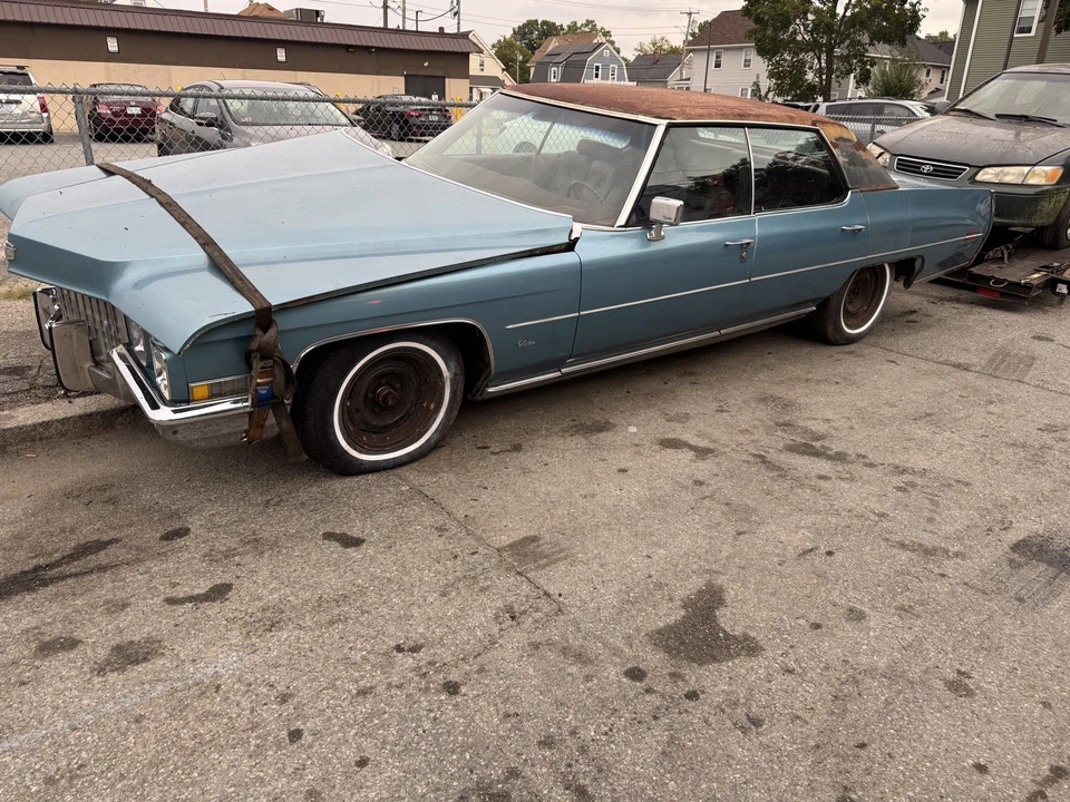 X CADILLAC NUEVO TRIPLE CHAPADO CROMO PARACHOQUES TRASERO 1971-1972 71-72 OEM Foto 2 de 4