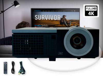 4K DLP Projector for Retail, Exhibitions, Trade Shows, Advertising Use 3500 ANSI