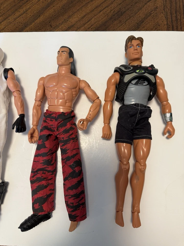 Lot Of 4 GI JOE LIKE ACTION FIGURE 12" 1996-1999 Hasbro Mattel - Image 3 of 4