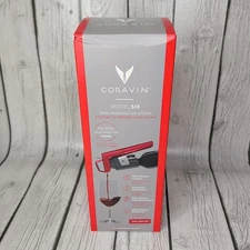 Coravin Model Six Wine Preservation System Candy Red System Only 