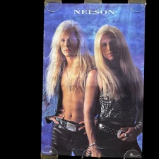 Vtg Org 1990 Nelson Poster- MATTHEW &GUNNER NELSON  by WINTERLAND 35"x23" ROLLED
