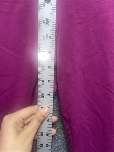 90 Degree Women's Mid-Rise Active Wear Magenta Leggings Size Large - Bild 4 von 6