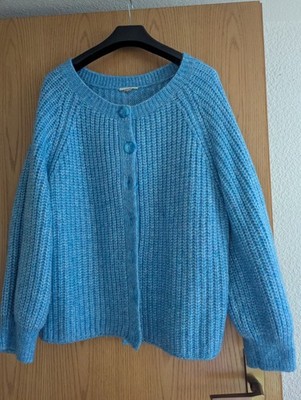 Strickjacke Hellblau Gr 44