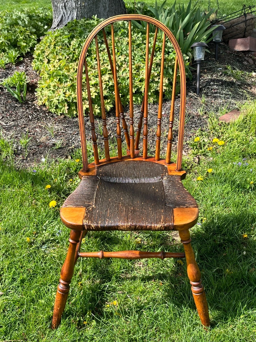 Brace Back Windsor Chair Indiana Antique Chairs (1900-1950) for