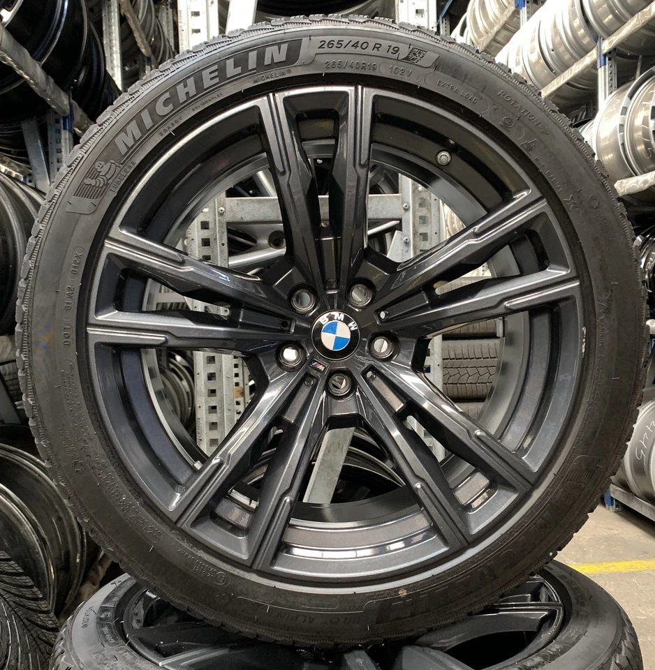 4x Original BMW Winterräder 265/40 R19 102V - für M5 F90 M8 F91 F92 2734 - Bild 2 von 4