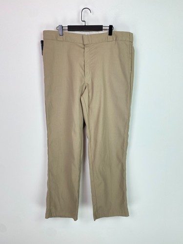 Dickies 874 Original Fit Flex Beige Straight Leg Chino Style Trousers Size W40