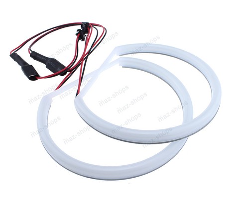 Cotton Headlight SMD LED Angel Eyes Halo Rings Fit BMW E38 E39 E46 3 5 7 Series - Picture 3 of 10