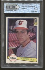 1982 Cal Ripken Jr Donruss #405 Gem Mint 10 RC Rookie Baltimore Orioles