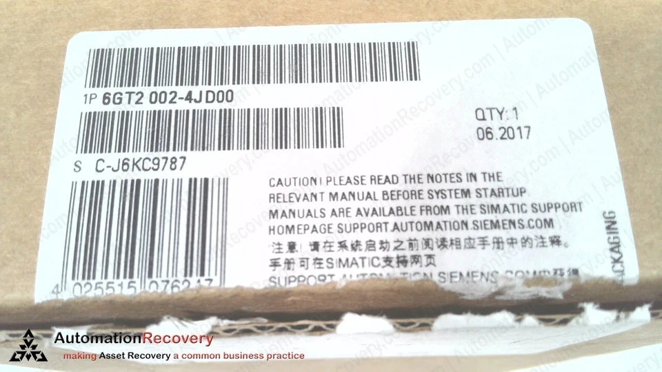SIEMENS 6GT2002-4JD00, SIMATIC RF180C - RFID ETHERNET CONNECTION BLOCK, #334682 - Image 3 of 4