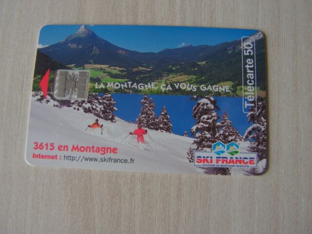 télécarte ski france 50 u (13)