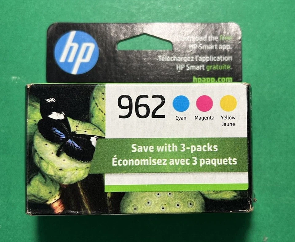 Cartucho de tinta original HP 962 - B/C/M/Y - para impresora HP 9015 9012 - OEM - NOBox - 4PK Foto 4 de 4