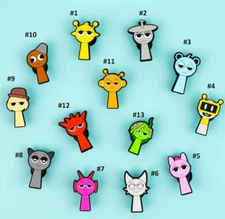 Sprunki Shoes Charms Action Figures 13PCS PVC Clog Pins Accessories Party Favors