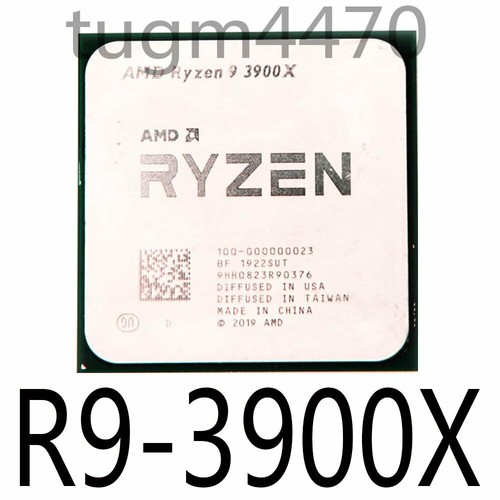 Processeur processeur AMD Ryzen 9 3900X R9-3900X 3,8 GHz 12 cœurs 24Thr 64 Mo 105W AM4 - Photo 1/1