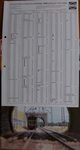 Busch Katalog 1997, Modellbahnzubehör, ausgesprochen schöner Sortimentskatalog ! - Bild 10 von 10