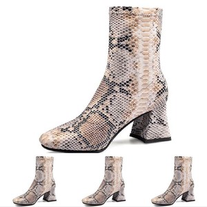 black chunky ankle booties