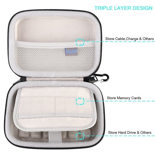 Lacdo Hard Drive Carrying Case for Western Digital WD My Passport/WD Elements... - 第 6/9 張圖片