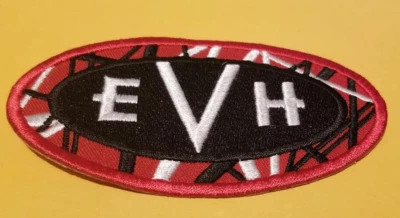 THEPATCHGUY EVH Eddie Van Halen Embroidered red Patch 2x4"