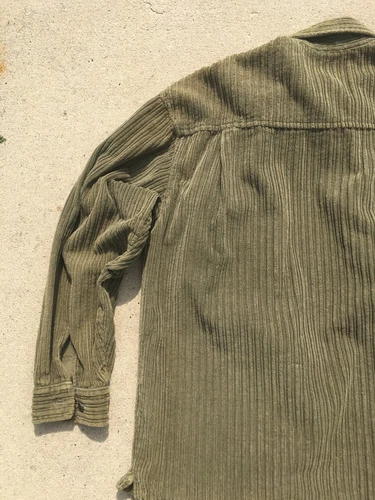VTG Quicksilver Jacket Men's Medium Salt Water Denim Corduroy 90s Grunge Skate image 8