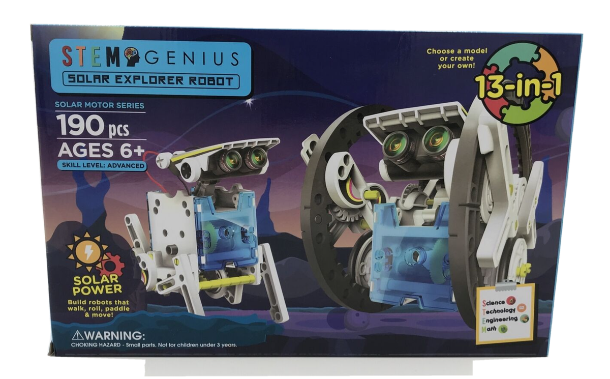 Robot Creation Stem Genius Solar Vehicle Robot Kit NEW STEM GENIUS