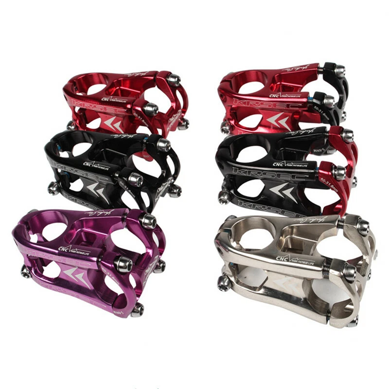 KRSEC Aluminum Alloy Bicycle Stems 50mm 0° Mountain Bike Short Stem 28.6*31.8mm - Image 2 of 4
