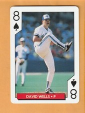 David Wells Toronto Blue Jays 1995 U.S. Playing Cards #8S