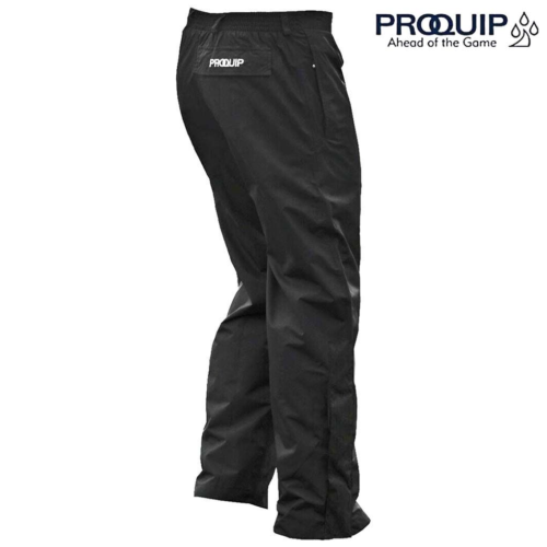 ProQuip Tempest Black Waterproof Mens Golf Trousers S-M-L-XL-XXL-XXXL New - 第 1/2 張圖片