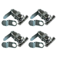 RV Trailer Motorhome Storage Compartment Door Thumb turn Cam latch 1 1/8" 4 pc