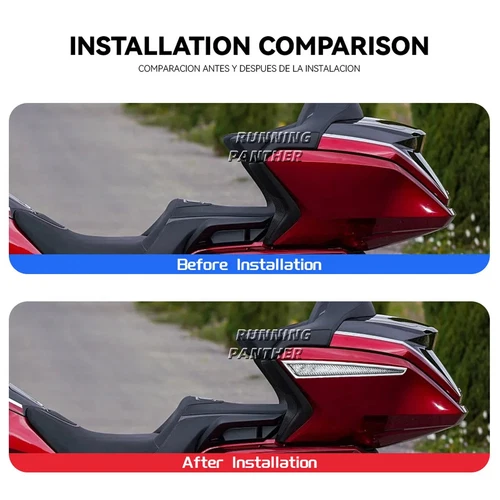 Top Box Trunk Side Light Decorative LED Lamp For Honda Goldwing GL1800 2021-2023 - Picture 4 of 13