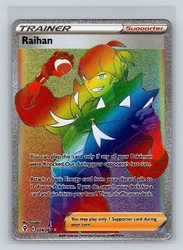 Raihan 224/203 Evolving Skies Rainbow Secret Rare